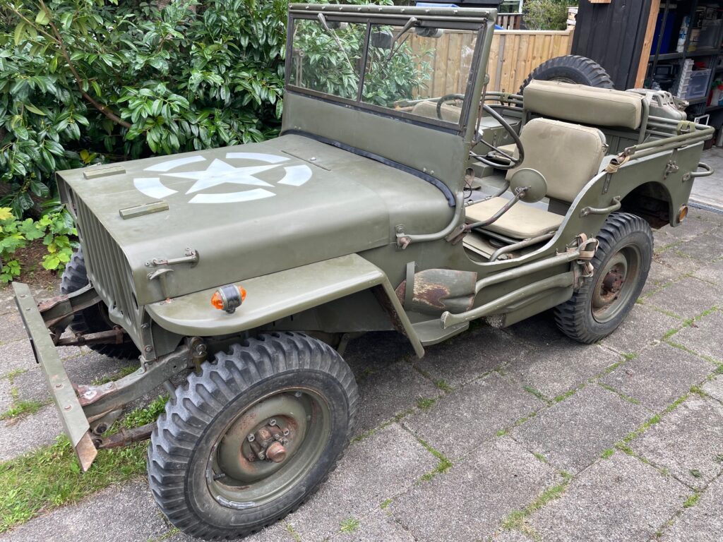 Willys Jeep model MB fra 1944 sælges