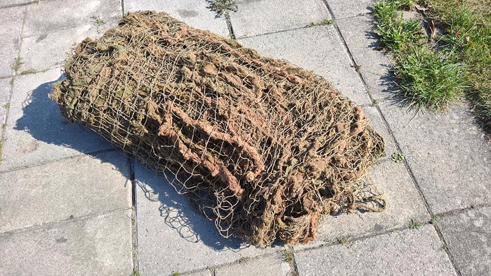 Stort US WW2 camouflage net