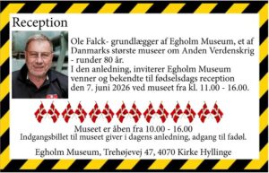 Ole Falck, Egholm fylder 80 år